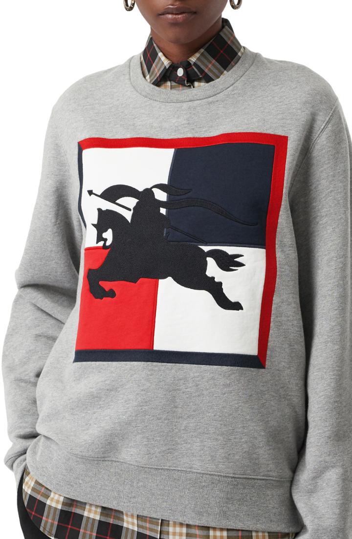 Women's Burberry Wight Sweatshirt - Grey