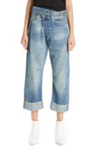 Women's R13 Crossover Jeans - Blue