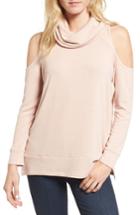 Women's Cupcakes And Cashmere Malden Cold Shoulder Sweater - Pink