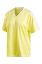 Women's Adidas Originals Fashion League Jersey Tee - Yellow