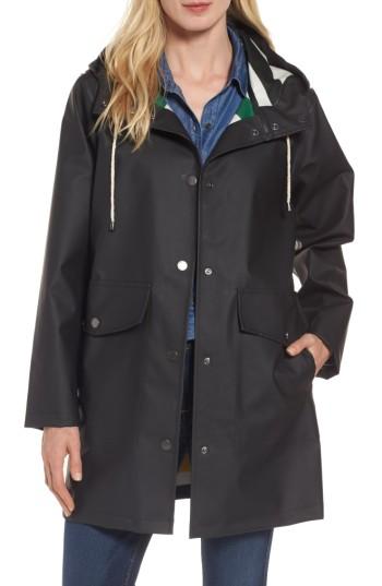Women's Pendleton Surrey Hooded Rain Slicker - Black