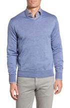 Men's Peter Millar Merino Wool & Silk V-neck Sweater