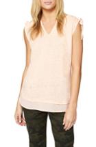 Women's Sanctuary Nora Tiered Hem Top - Coral