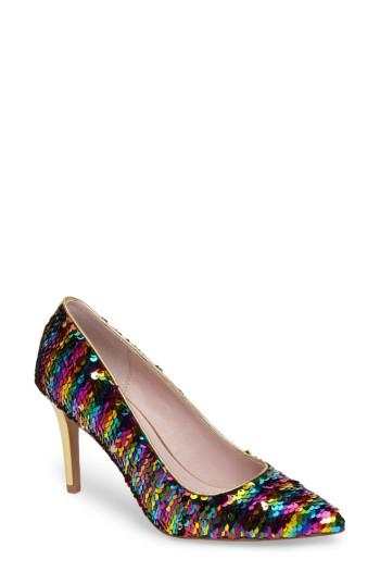 Women's Chinese Laundry Ruthy Pointy Toe Pump .5 M - Metallic