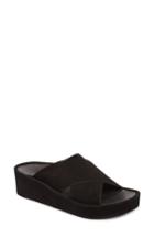 Women's Pedro Garcia Lucca Platform Slide Sandal Us / 35eu - Black