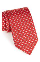 Men's Salvatore Ferragamo Euforia Print Silk Tie, Size - Red