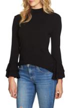 Women's 1.state Bell Sleeve Top, Size - Black