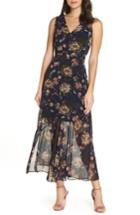 Women's Sam Edelman Sleeveless Floral Maxi Dress - Blue
