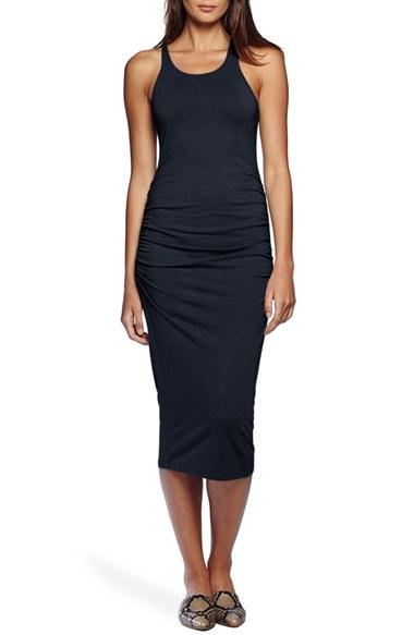 Petite Women's Michael Stars Racerback Midi Dress P - Blue