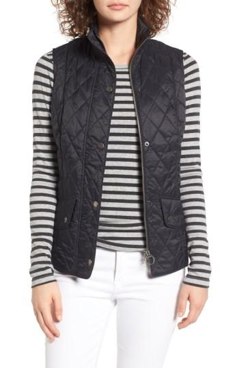 Women's Barbour Calvary Quilted Vest Us / 8 Uk - Black
