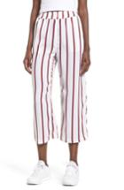 Women's Stone Row Counting Moons Stripe Culottes - Red
