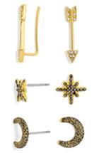 Women's Baublebar 3-pack Crystal Earrings
