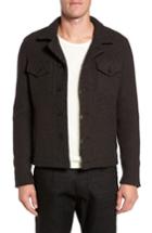 Men's Billy Reid Berger Wool Shirt Jacket - Brown