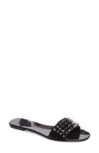 Women's Pedro Garcia Edge Studded Slide Sandal .5us / 36.5eu - Black