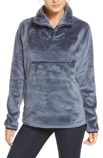 Women's The North Face Osito Sport Hybrid Pullover Jacket - Blue