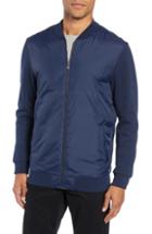 Men's Boss Nylon Front Fleece Jacket - Blue