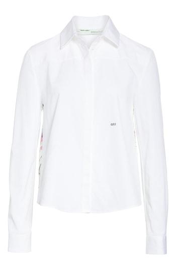 Women's Off-white Back Foulard Shirt Us / 40 It - White