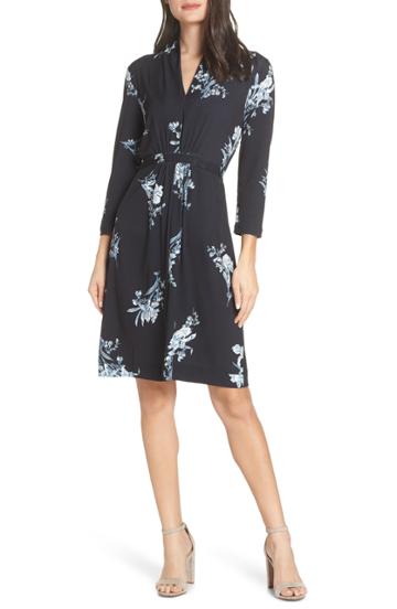 Women's Judith & Charles Celia Lace Front Zip Dress - Black
