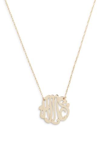 Women's Jane Basch Script Monogram Necklace