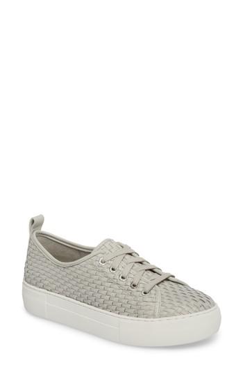 Women's Jslides Artsy Woven Platform Sneaker M - Grey
