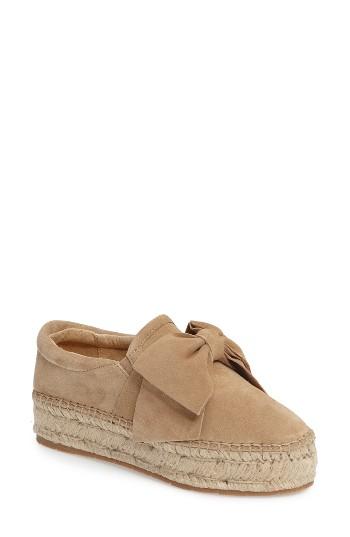 Women's Jslides Rina Espadrille Platform Sneaker M - Beige