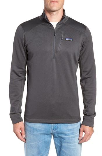 Men's Patagonia Crosstrek Quarter Zip Fleece Pullover - Grey