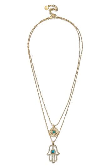 Women's Baublebar Saros Layered Pendant Necklace
