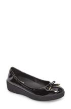 Women's Fitflop Superbendy(tm) Ballet Flat .5 M - Black