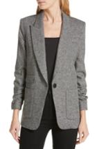 Women's Veronica Beard Kasson Herringbone Dickey Jacket - Black