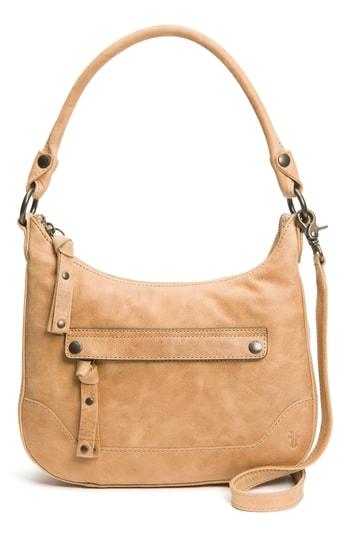 Frye Small Melissa Leather Hobo Bag - Beige