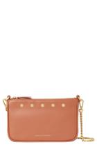 Freida Rothman Mini Mercer Leather Shoulder Bag - Pink