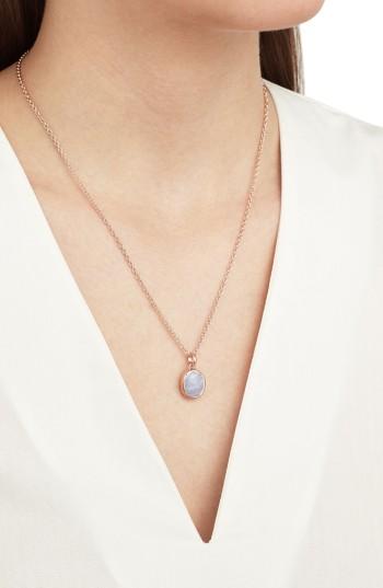 Women's Monica Vinader Siren Medium Bezel Pendant