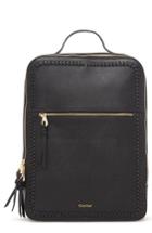 Calpak Kaya Faux Leather Laptop Backpack - Black