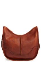 Frye Cara Leather Saddle Bag - Brown