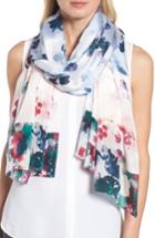 Women's Nordstrom Island Mix Silk Wrap, Size - Blue