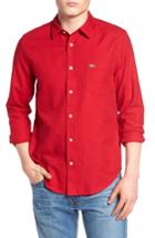 Men's Lacoste Pique Knit Shirt Eu - Red