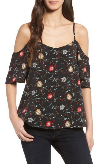 Women's Bp. Cold Shoulder Top, Size - Black