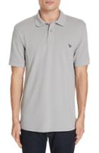 Men's Ps Paul Smith Zebra Patch Polo, Size - Grey