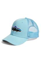 Men's Patagonia Fitz Roy Trout Trucker Hat - Blue