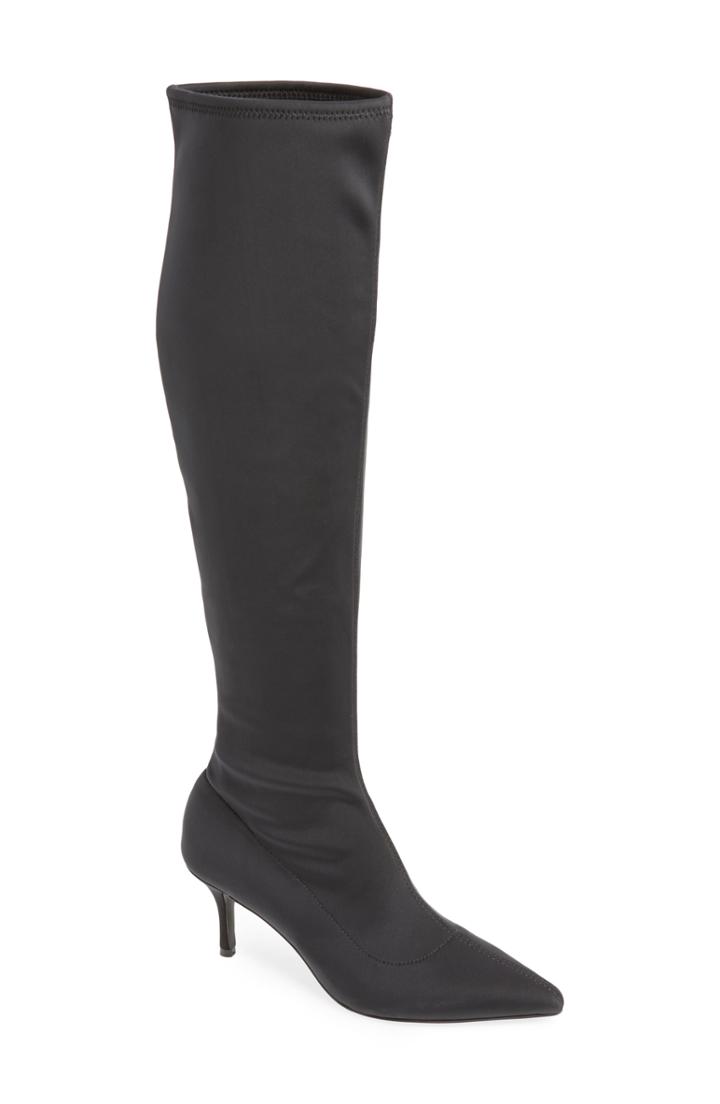 Women's Charles By Charles David Aerin Over The Knee Boot .5 M - Black