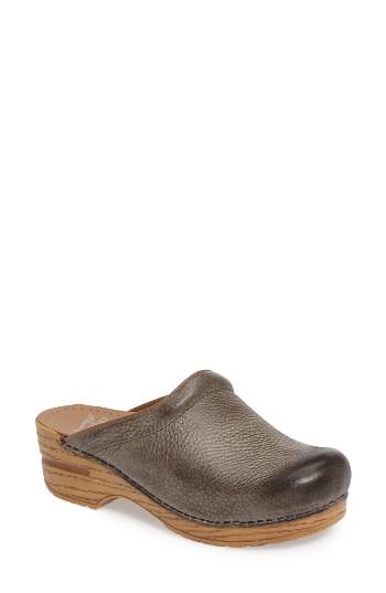 Women's Dansko 'sonja' Patent Leather Clog .5-5us / 35eu M - Grey