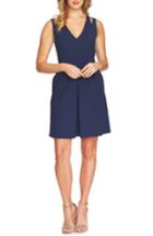 Women's Cece Split Sleeveless A-line Dress - Blue