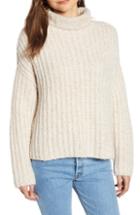 Women's Caslon Cuff Sleeve V-neck Sweater - White