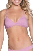 Women's Maaji Mauve Bliss Reversible Triangle Bikini Top - Purple