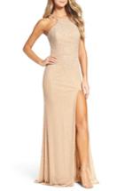 Women's La Femme Beaded Column Gown