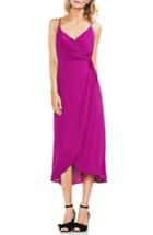 Women's Vince Camuto Soft Texture Faux Wrap Midi Dress - Pink