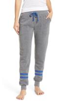 Women's Alternative Throwback Stripe Jogger Pants - Grey