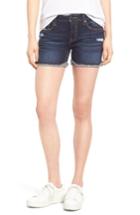 Women's Vigoss Chelsea Frayed Hem Denim Shorts - Blue