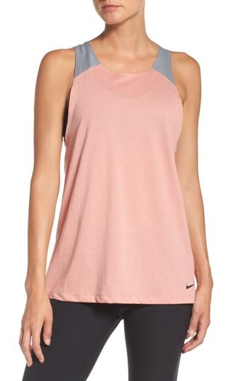 Women's Nike Breathe Tank - Red