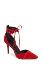 Women's Kendall + Kylie Cora Ankle Strap Pump .5 M - Red